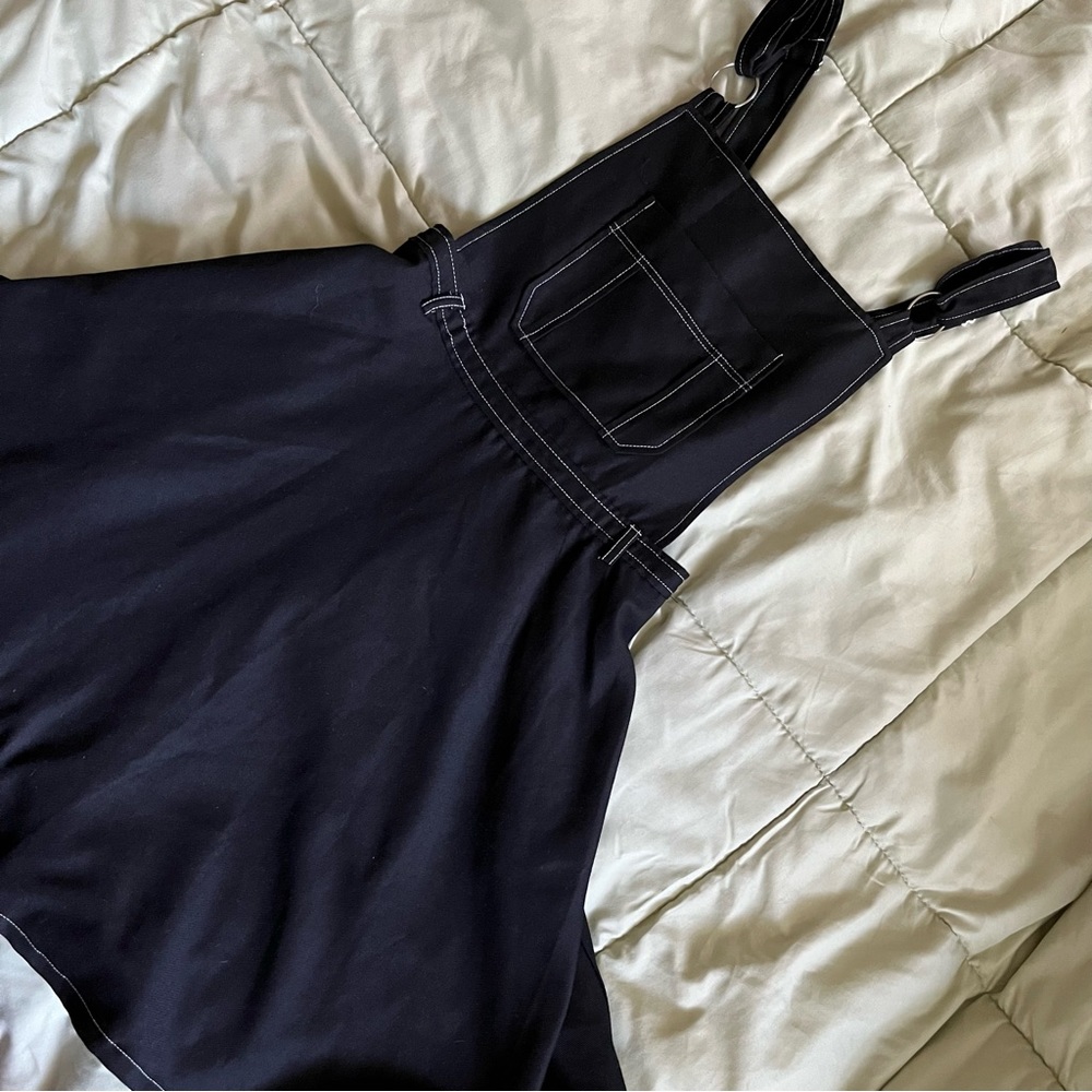 Hot Topic Black Contrast Stitch Skirtall